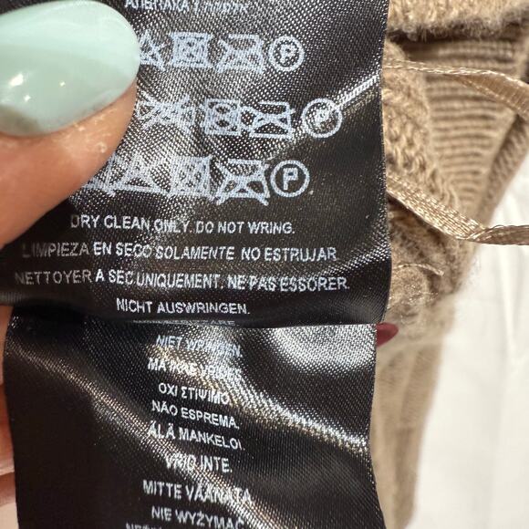 Guess Brown V-Neck Sweater Sz M - Picture 5 of 13